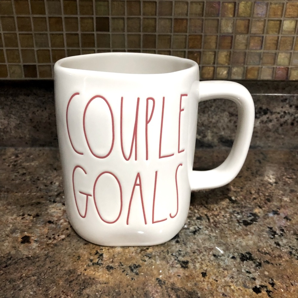 RAE DUNN “Couple Goals” White/Red Mug